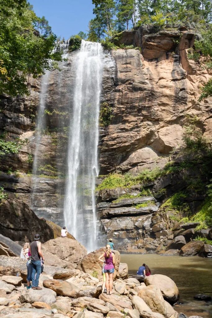 7 beauties waterfall Gabala