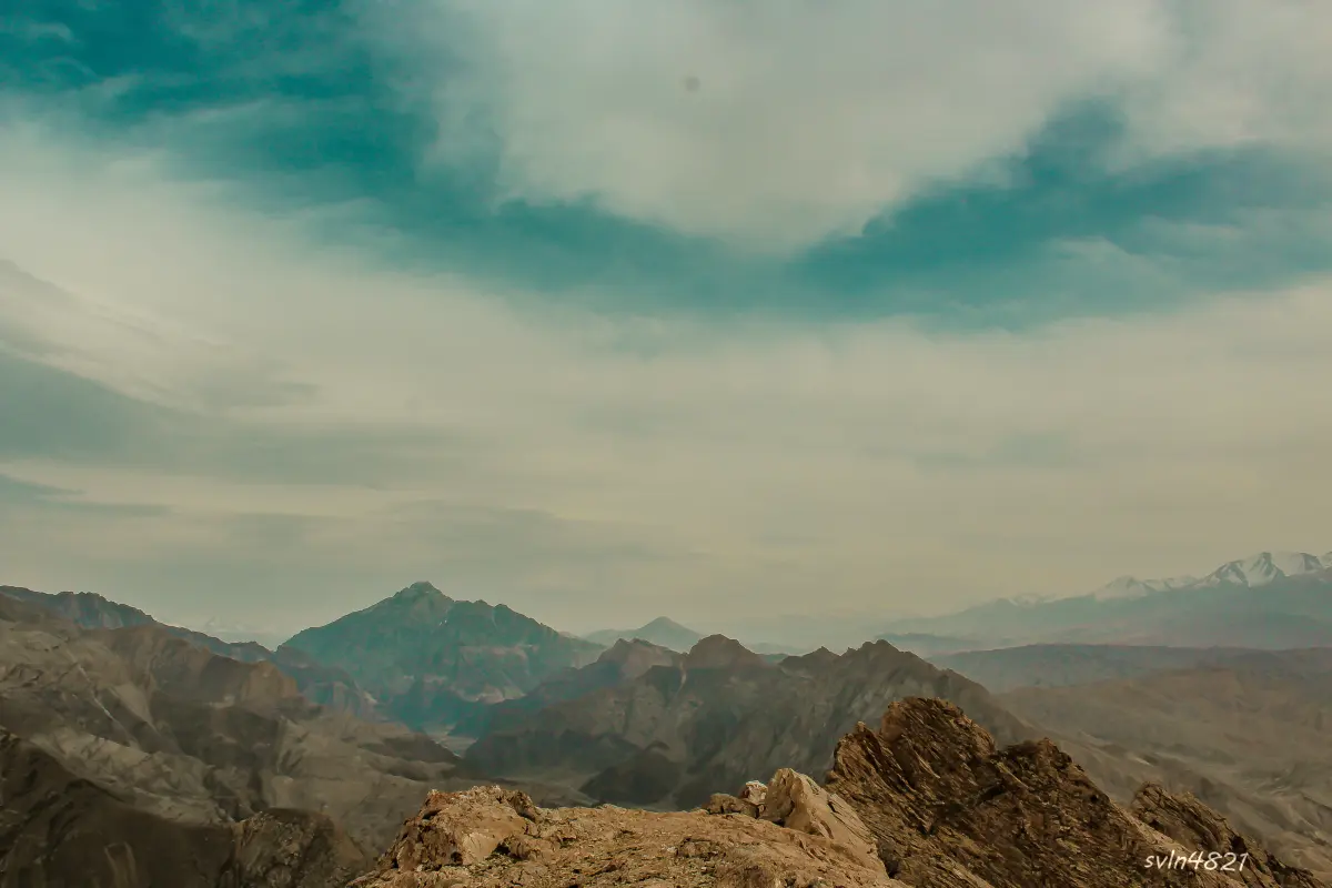 Rocky mountain panorama near Ordubad in the Nakhchivan Autonomous Republic